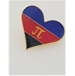 Polyamory heart pin