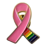 Breast cancer awarness pin