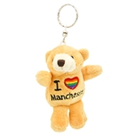 I Love Manchester Bear Key Chain