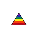 Rainbow Triangle Patch