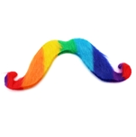 Rainbow Mustache