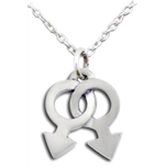 Double male necklace