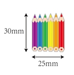 Rainbow Pencils pin