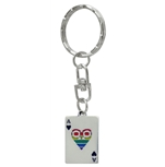 Male Love Card Key Chain