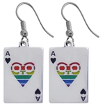 Pride Card earring
