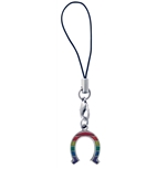 Rainbow Horseshoe Phone Strap