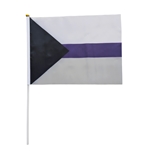 Demisexual 20 x 27 cm hand Flag