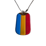 Pansexual Dog Tag