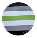 Agender Flag Button