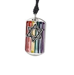 Rainbow and star Necklace