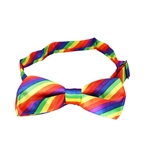 Rainbow Bow Tie