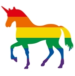Rainbow Unicorn Sticker