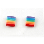 Fimo Earrings Small Flag