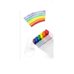 Rainbow color paint