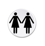 Lesbian Pride Button