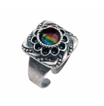 Rainbow Flower Ring