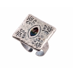 Rainbow and Flowers Ring