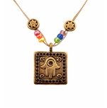 Lucky Hand Flower Necklace