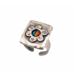 Rainbow Flower Ring