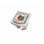 Rainbow Flower Ring