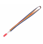 Rainbow Lanyard With Whistle