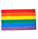 Rainbow flag 90 x 150 cm with sleeve