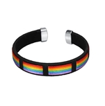 Rainbow Black Threads Bracelet