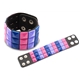 Bisexual Stud Bracelet 3 rows