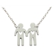 Men in love necklace