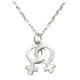 Double female necklace
