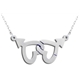 Male heart necklace
