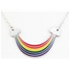 Rainbow pride necklace