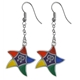 Double Male Star Earrings