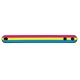 Pansexual rubber wristband