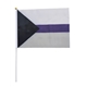 Demisexual 20 x 27 cm hand Flag