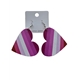 Lesbian Heart Earring Pair
