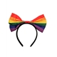 Rainbow Bowtie Headband