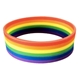 Rainbow Wide Silicone bracelet