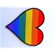 Rainbow Heart Patch