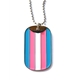 Transgender Flag Dog Tag