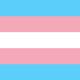 Transgender flag 90 x 150 cm