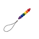 Rainbow Beads Phone Strap