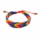 Nylon Rainbow Bracelet
