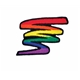 Rainbow Squiggle Patch