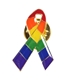  Rainbow Aids Awareness Pin