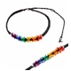 Rainbow Butterfly Beads Bracelet