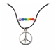Rainbow Peace Necklace