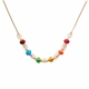 Rainbow and Transperent Beads Bracelet
