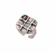 Rainbow Flower Ring